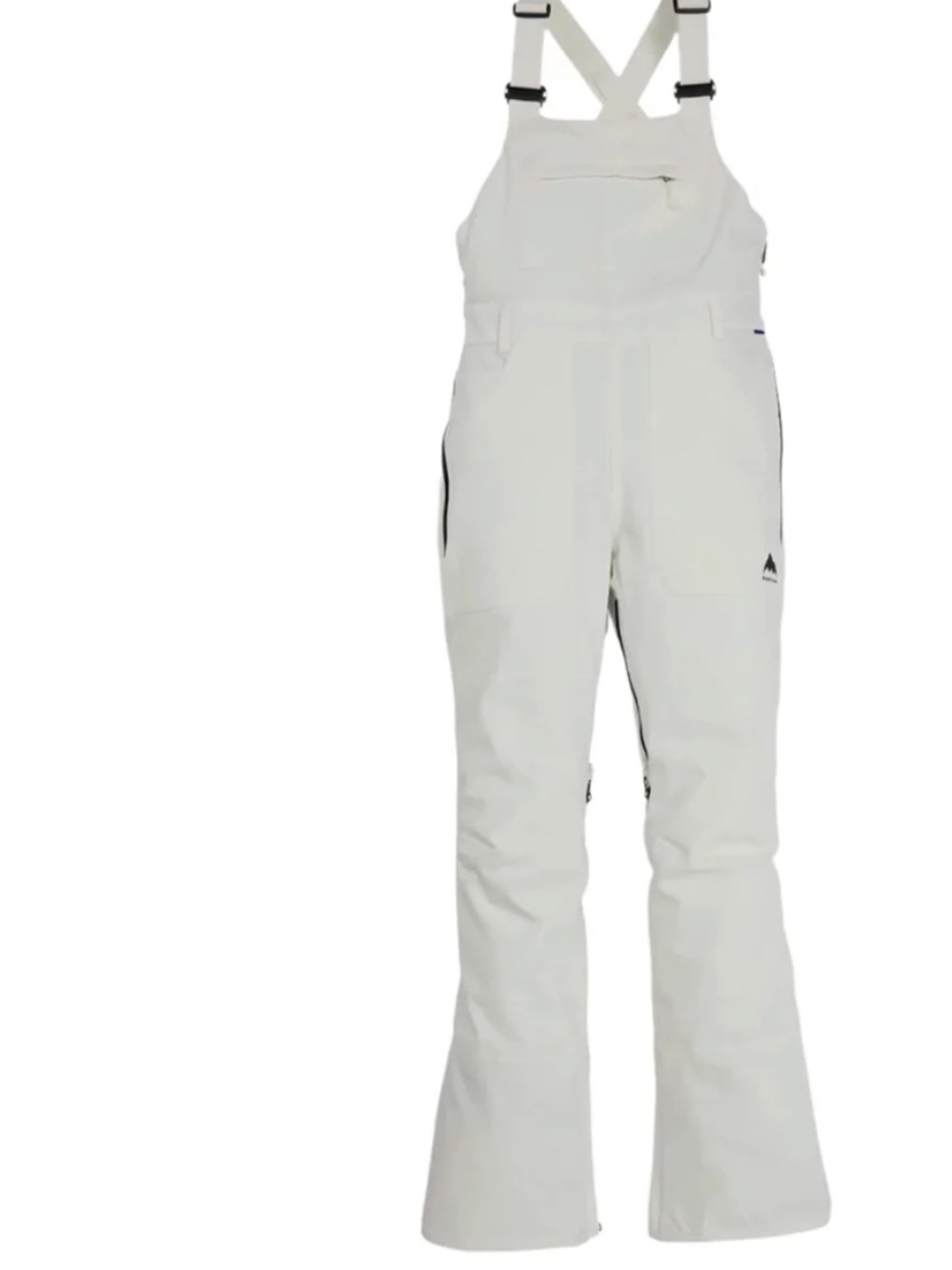 🆕🤍🤍Burton white Women's Bib Overalls Ski Pants